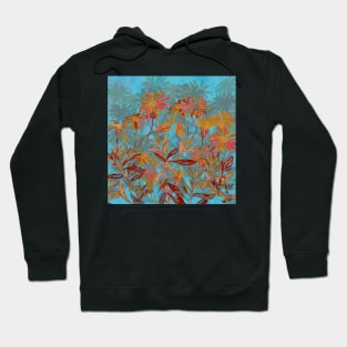 Fantasy Fall Flowers Hoodie